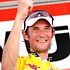 Frank Schleck im goldenen Trikot nach der 4. Etappe der Tour de Suisse 2007